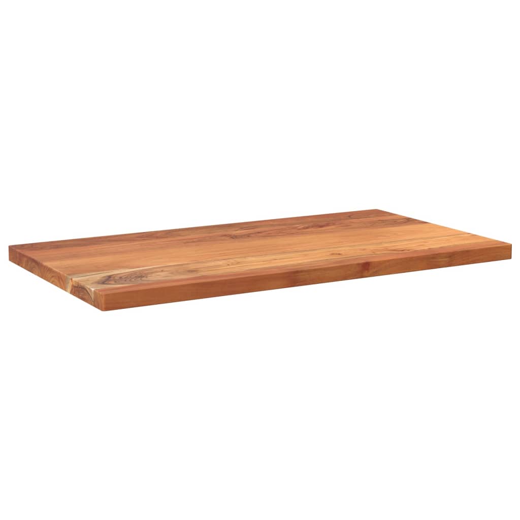 Table Top 110x50x2.5 cm Rectangular Solid Wood Acacia