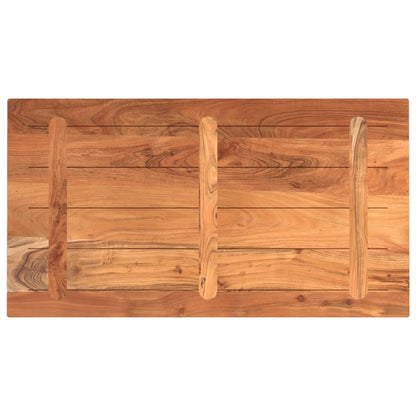 Table Top 110x50x2.5 cm Rectangular Solid Wood Acacia