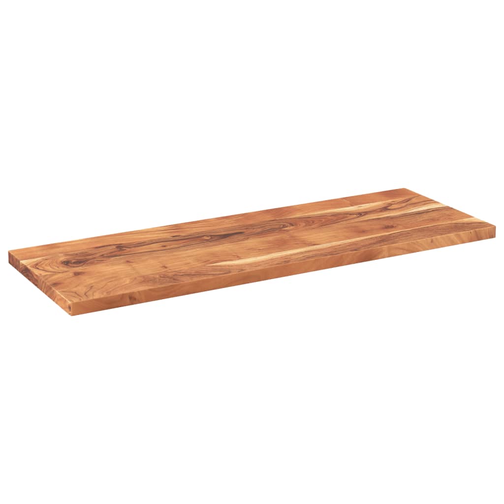 Table Top 140x50x2.5 cm Rectangular Solid Wood Acacia
