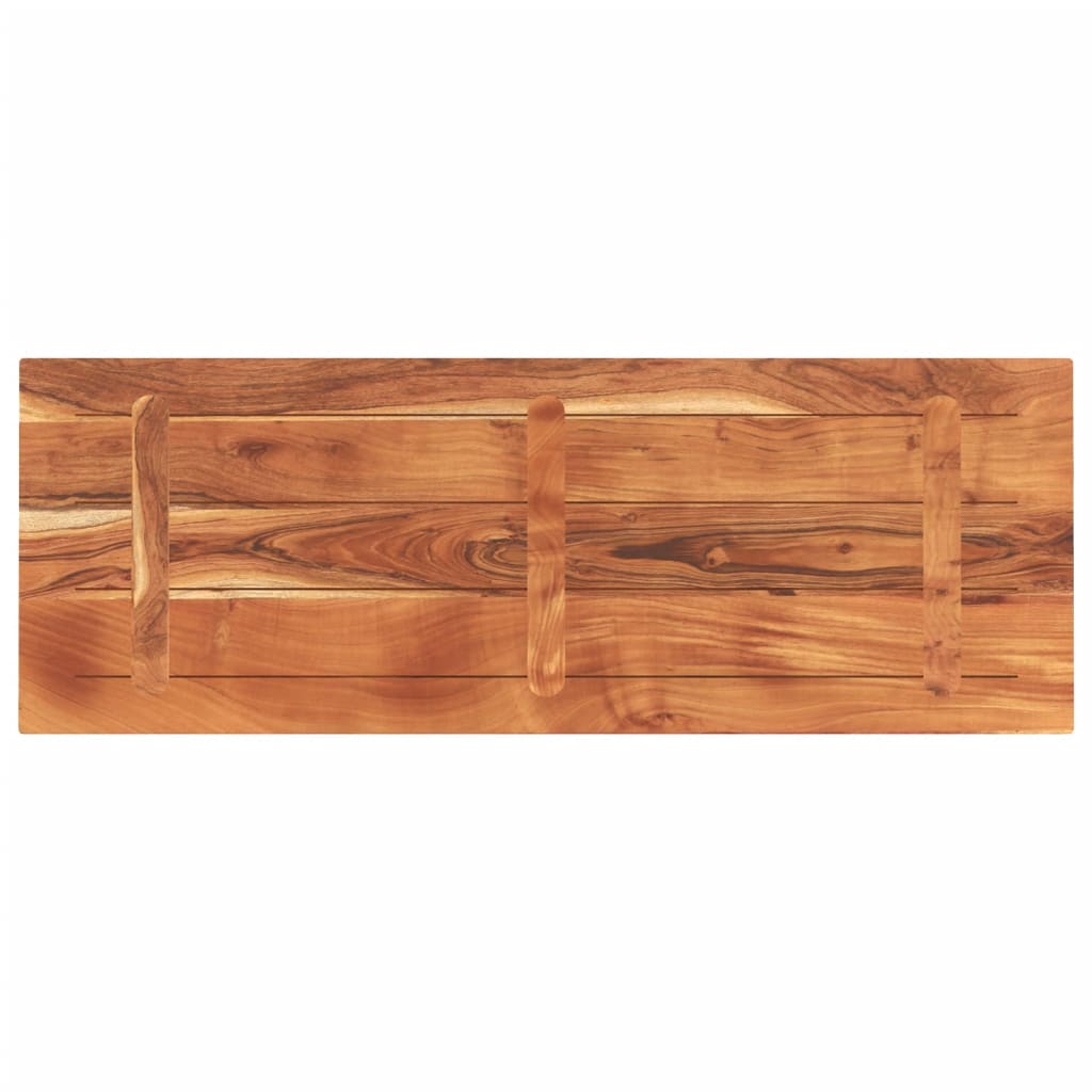 Table Top 140x50x2.5 cm Rectangular Solid Wood Acacia