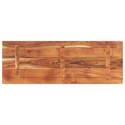 Table Top 140x50x2.5 cm Rectangular Solid Wood Acacia