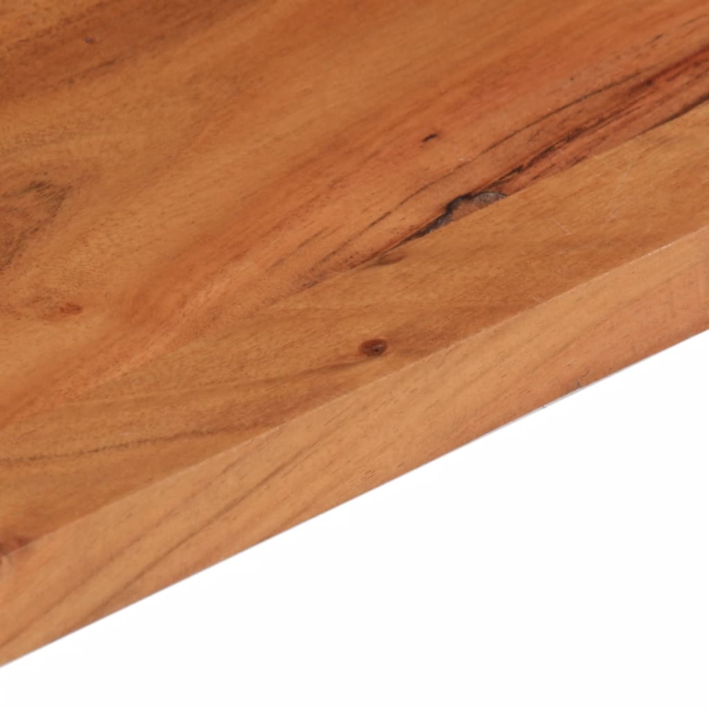 Table Top 140x50x2.5 cm Rectangular Solid Wood Acacia