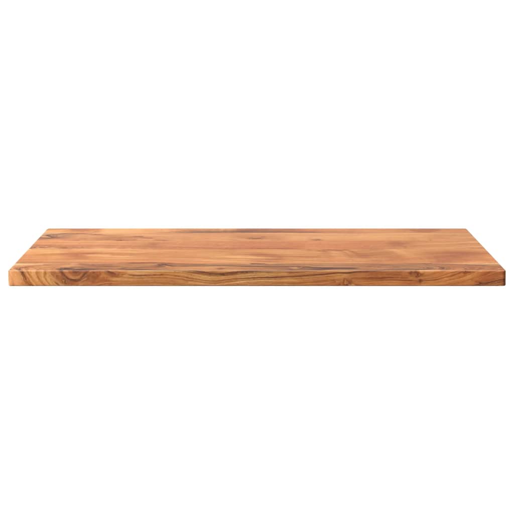 Table Top 80x60x2.5 cm Rectangular Solid Wood Acacia