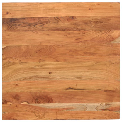 Table Top 80x80x2.5 cm Square Solid Wood Acacia
