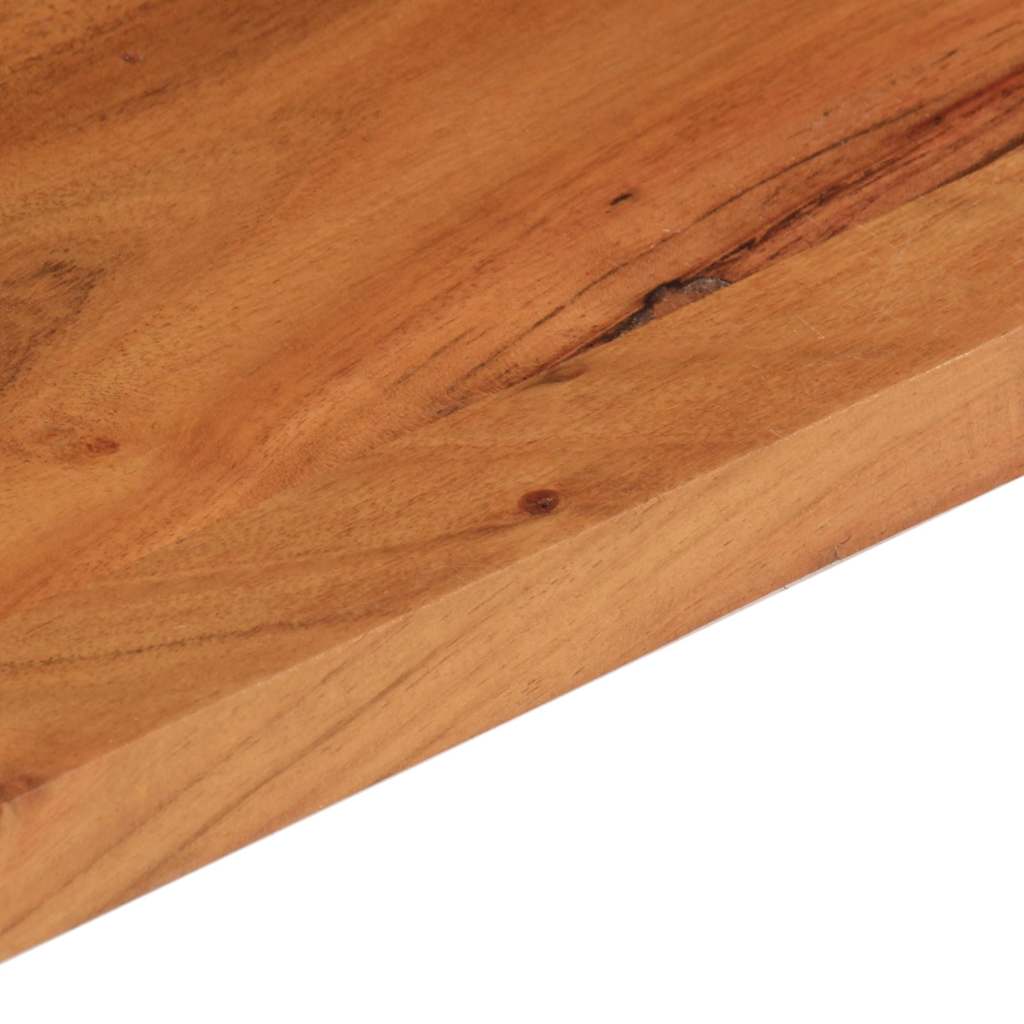 Table Top 90x80x2.5 cm Rectangular Solid Wood Acacia
