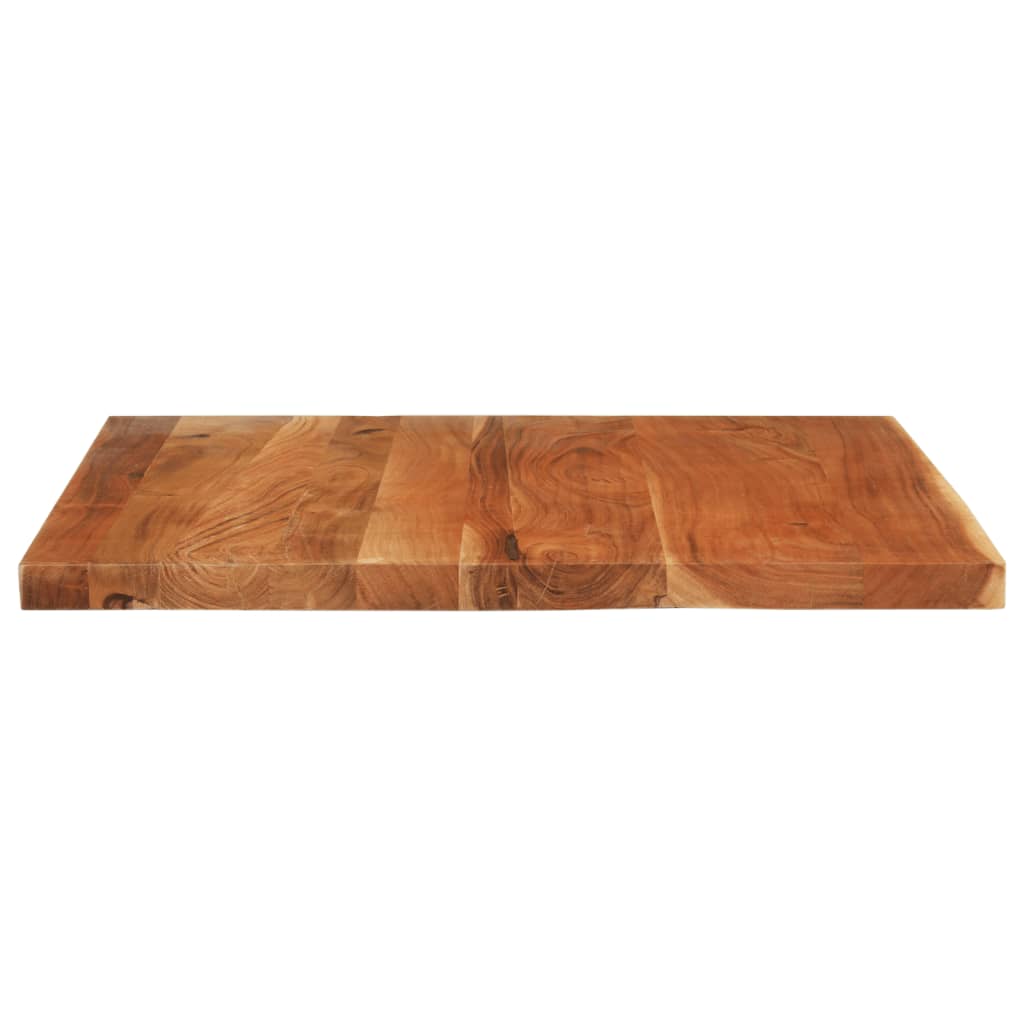 Table Top 110x80x2.5 cm Rectangular Solid Wood Acacia