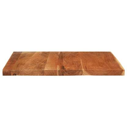 Table Top 110x80x2.5 cm Rectangular Solid Wood Acacia