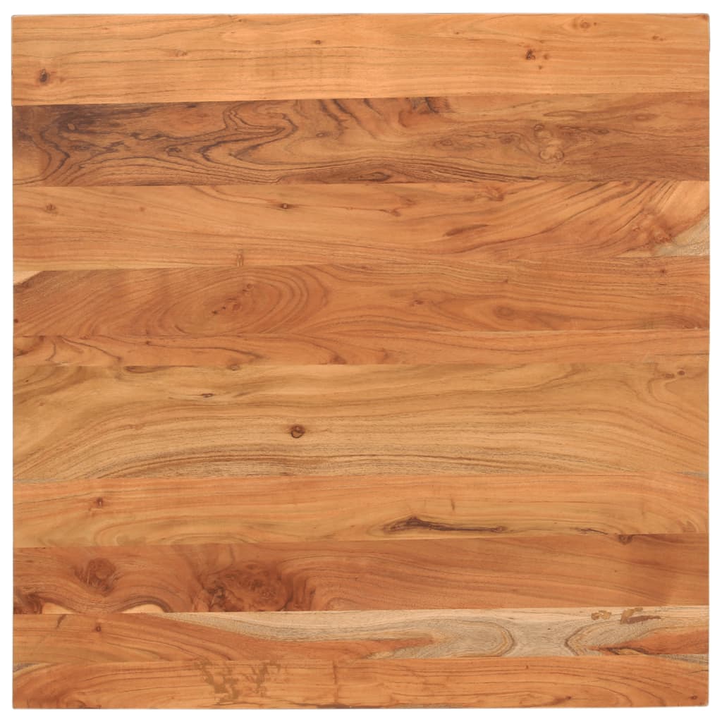 Table Top 90x90x2.5 cm Square Solid Wood Acacia