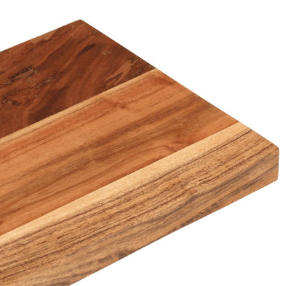 Table Top 60x20x3.8 cm Rectangular Solid Wood Acacia