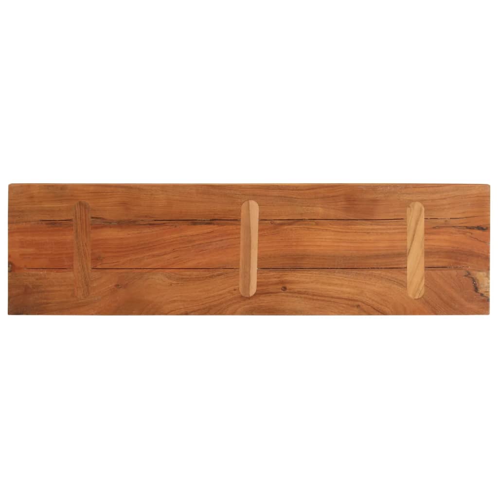 Table Top 110x20x3.8 cm Rectangular Solid Wood Acacia