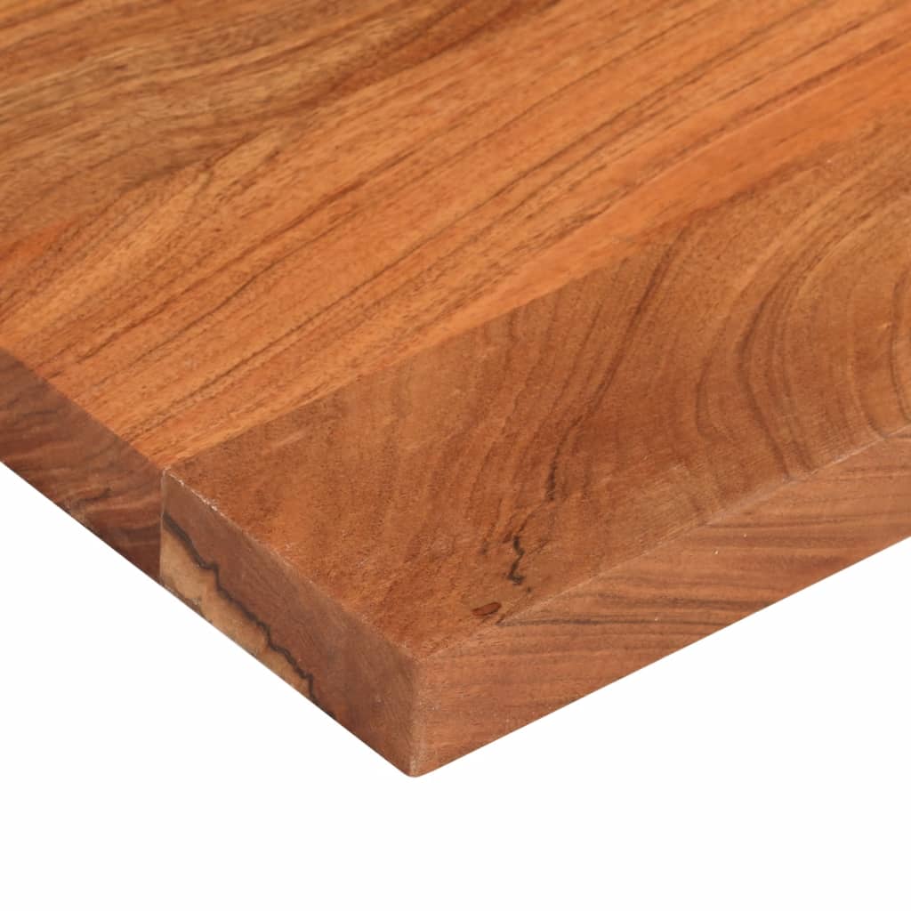 Table Top 110x20x3.8 cm Rectangular Solid Wood Acacia
