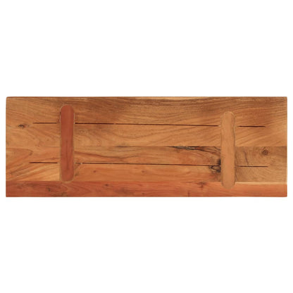 Table Top 90x30x3.8 cm Rectangular Solid Wood Acacia