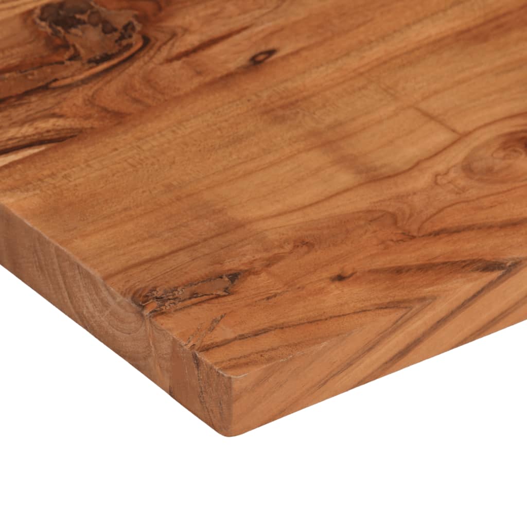 Table Top 90x30x3.8 cm Rectangular Solid Wood Acacia