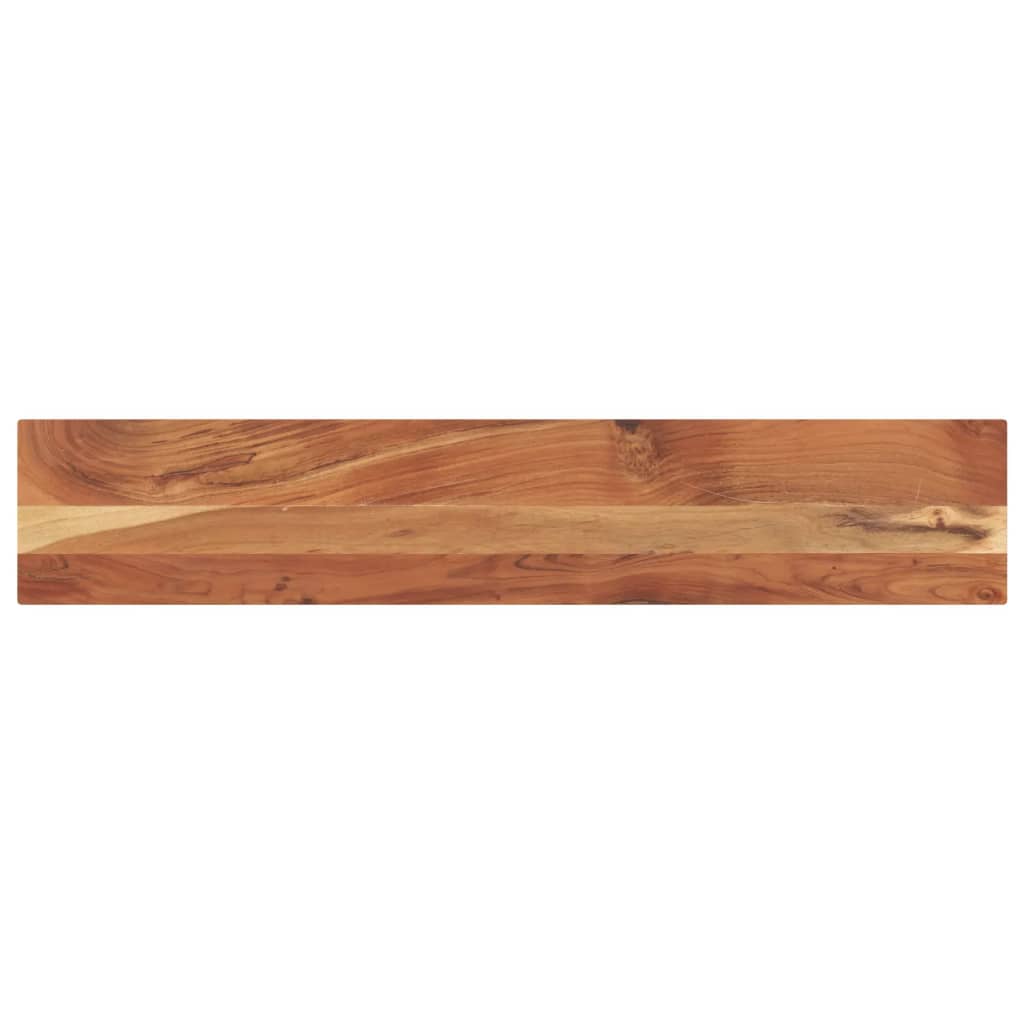 Table Top 140x30x3.8 cm Rectangular Solid Wood Acacia
