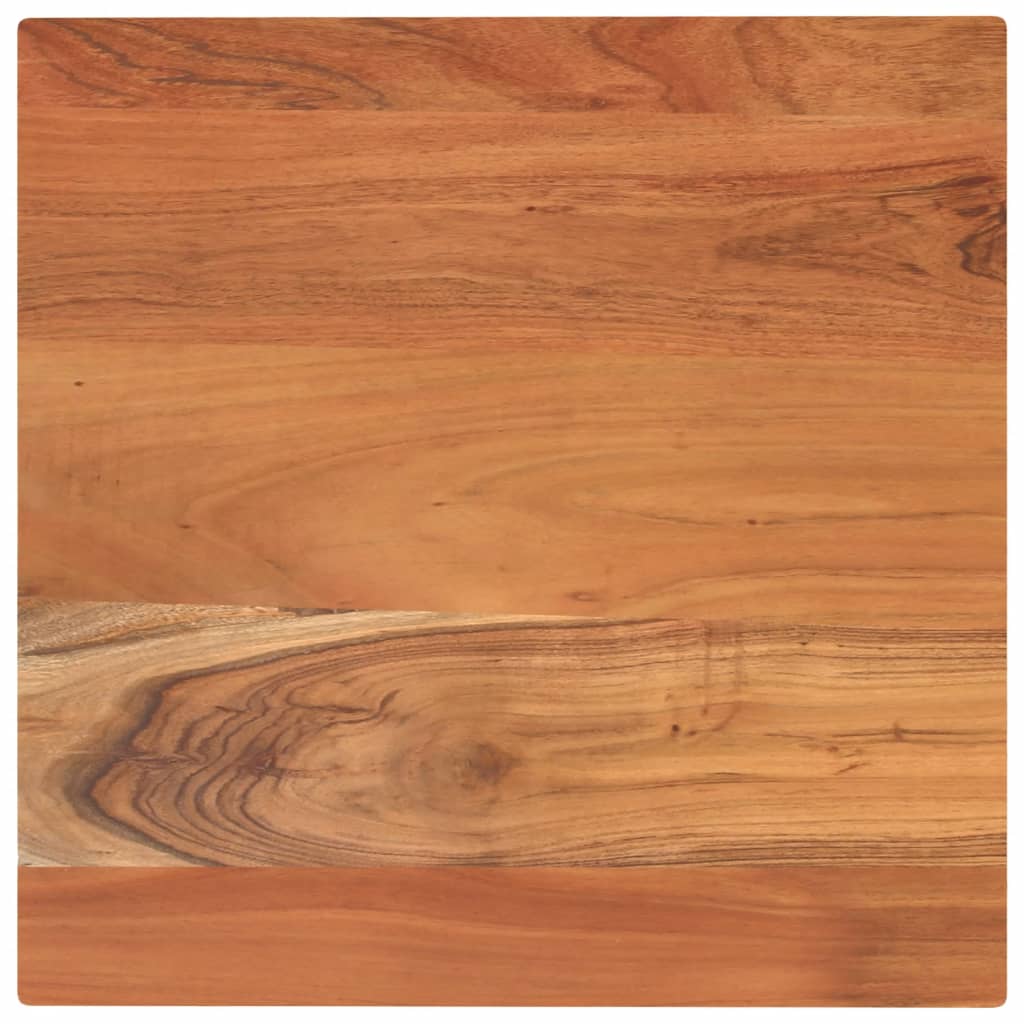 Table Top 40x40x3.8 cm Square Solid Wood Acacia