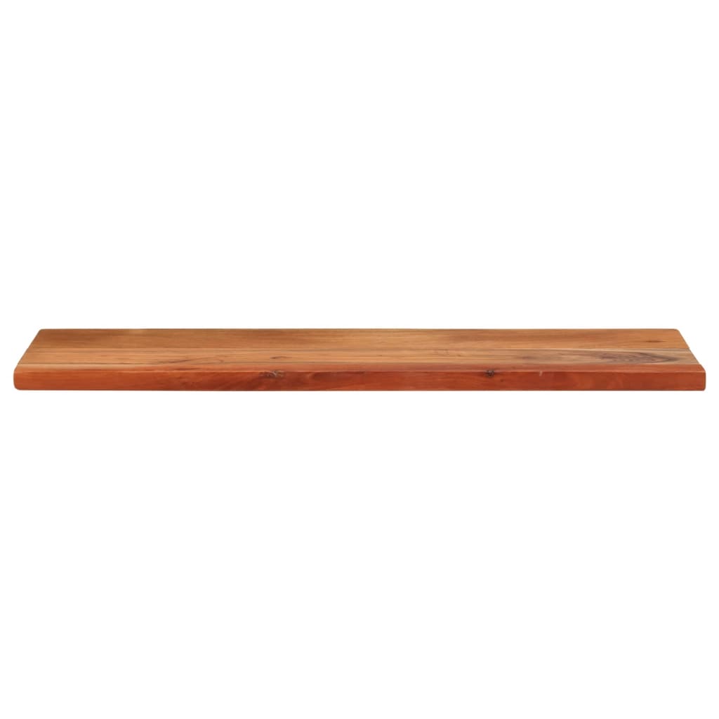 Table Top 90x40x3.8 cm Rectangular Solid Wood Acacia