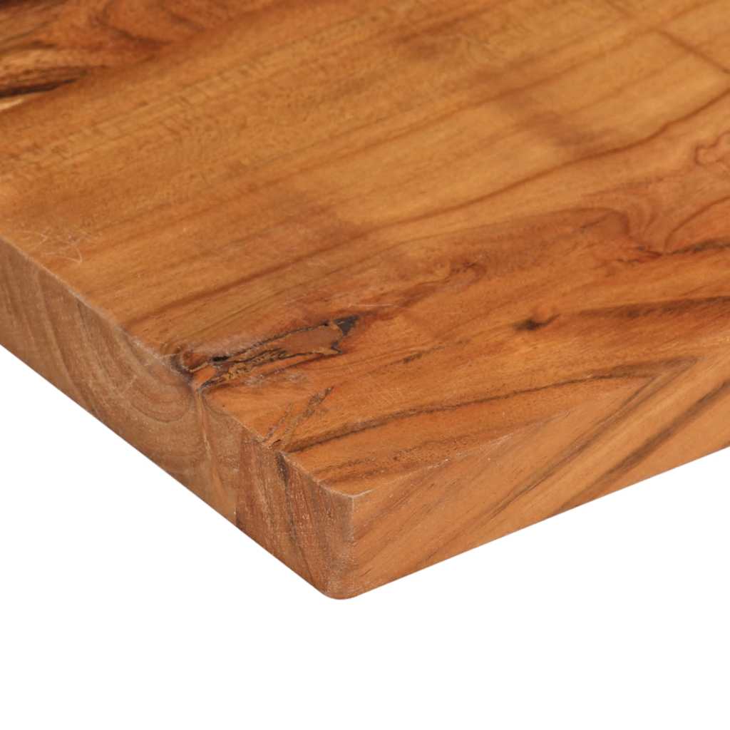 Table Top 50x50x3.8 cm Square Solid Wood Acacia