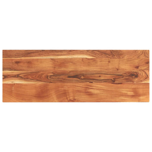 Table Top 140x50x3.8 cm Rectangular Solid Wood Acacia