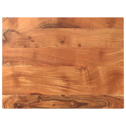 Table Top 70x60x3.8 cm Rectangular Solid Wood Acacia