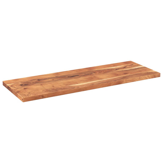 Table Top 140x60x3.8 cm Rectangular Solid Wood Acacia