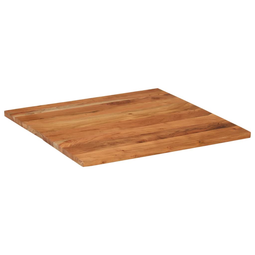 Table Top 70x70x3.8 cm Square Solid Wood Acacia