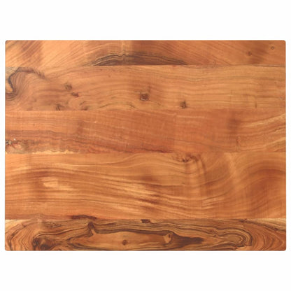 Table Top 90x70x3.8 cm Rectangular Solid Wood Acacia