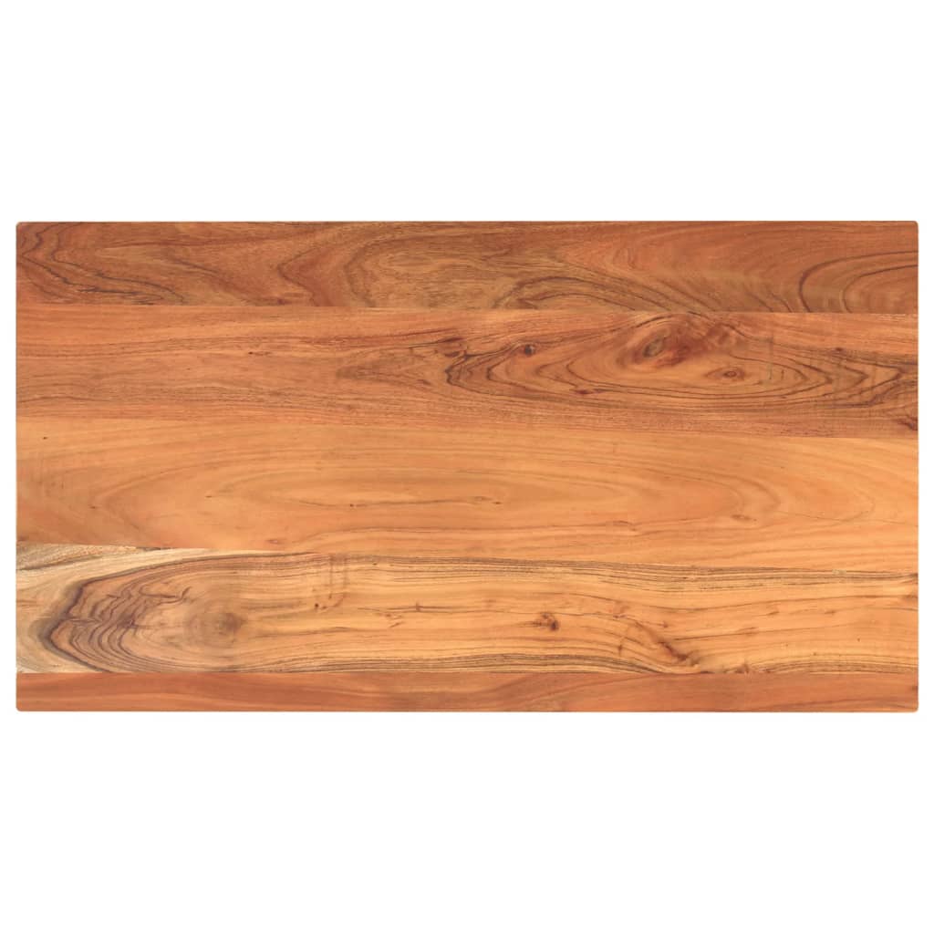 Table Top 100x70x3.8 cm Rectangular Solid Wood Acacia