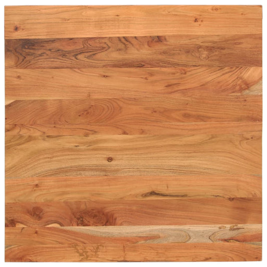 Table Top 90x90x3.8 cm Square Solid Wood Acacia