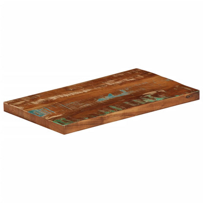 Table Top 40x20x2.5 cm Rectangular Solid Wood Reclaimed