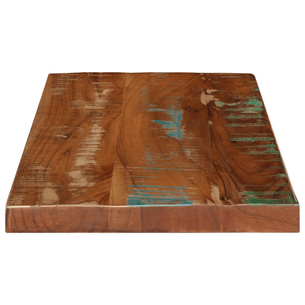 Table Top 40x20x2.5 cm Rectangular Solid Wood Reclaimed