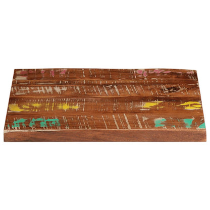 Table Top 40x40x2.5 cm Square Solid Wood Reclaimed