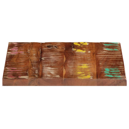 Table Top 40x40x2.5 cm Square Solid Wood Reclaimed