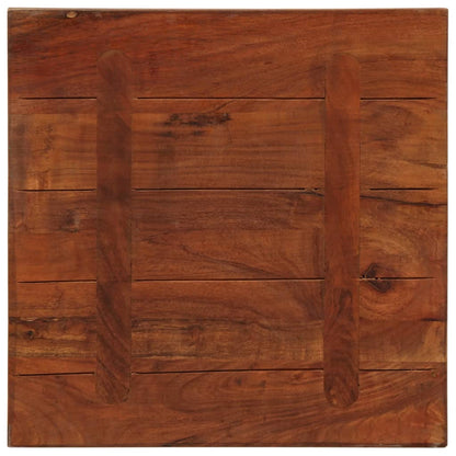 Table Top 40x40x2.5 cm Square Solid Wood Reclaimed