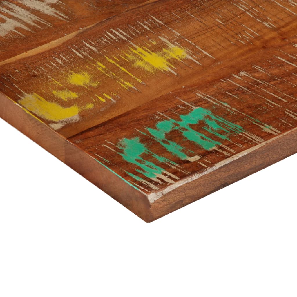 Table Top 40x40x2.5 cm Square Solid Wood Reclaimed