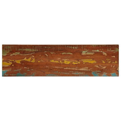 Table Top 100x40x2.5 cm Rectangular Solid Wood Reclaimed