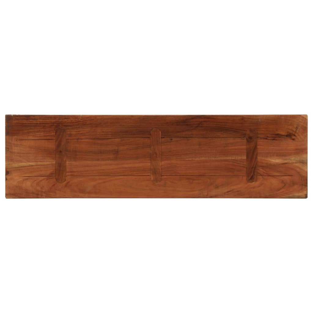Table Top 120x40x2.5 cm Rectangular Solid Wood Reclaimed