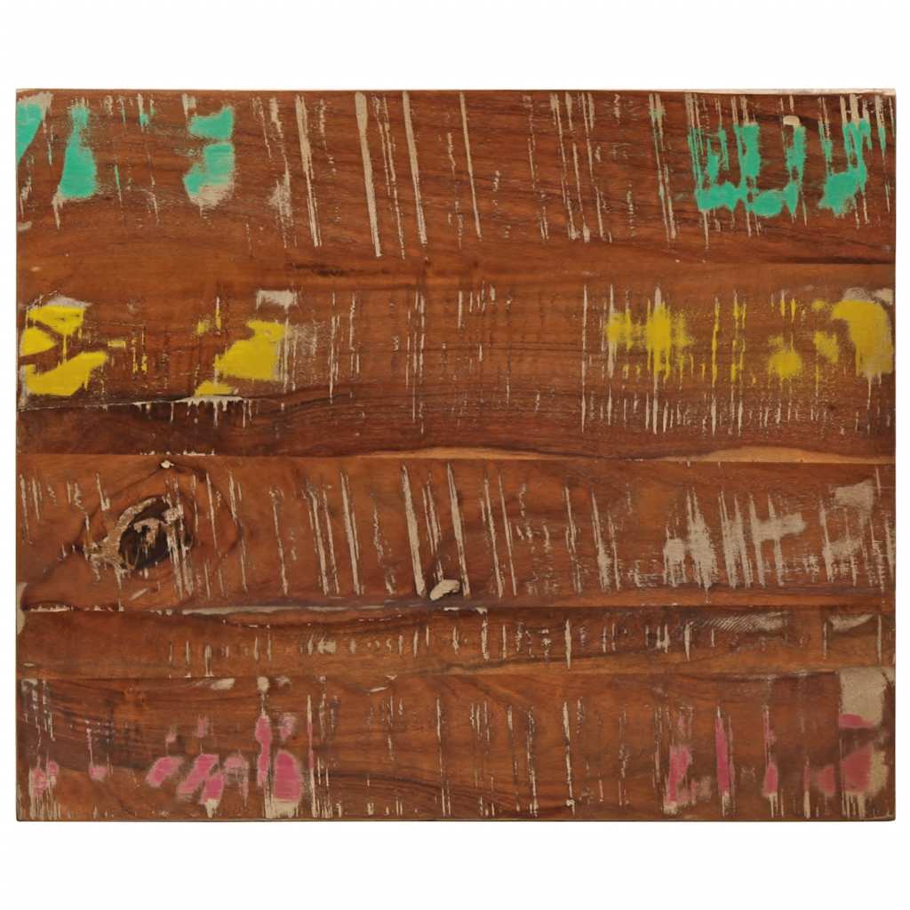 Table Top 60x50x2.5 cm Rectangular Solid Wood Reclaimed
