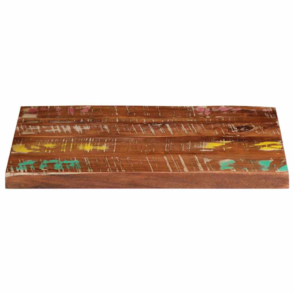 Table Top 60x50x2.5 cm Rectangular Solid Wood Reclaimed