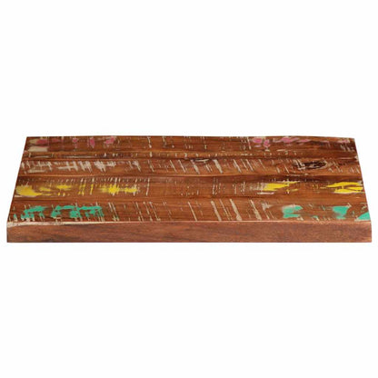 Table Top 60x50x2.5 cm Rectangular Solid Wood Reclaimed