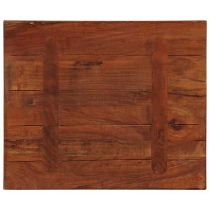 Table Top 60x50x2.5 cm Rectangular Solid Wood Reclaimed