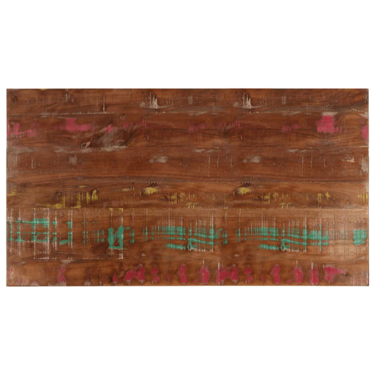 Table Top 110x50x2.5 cm Rectangular Solid Wood Reclaimed