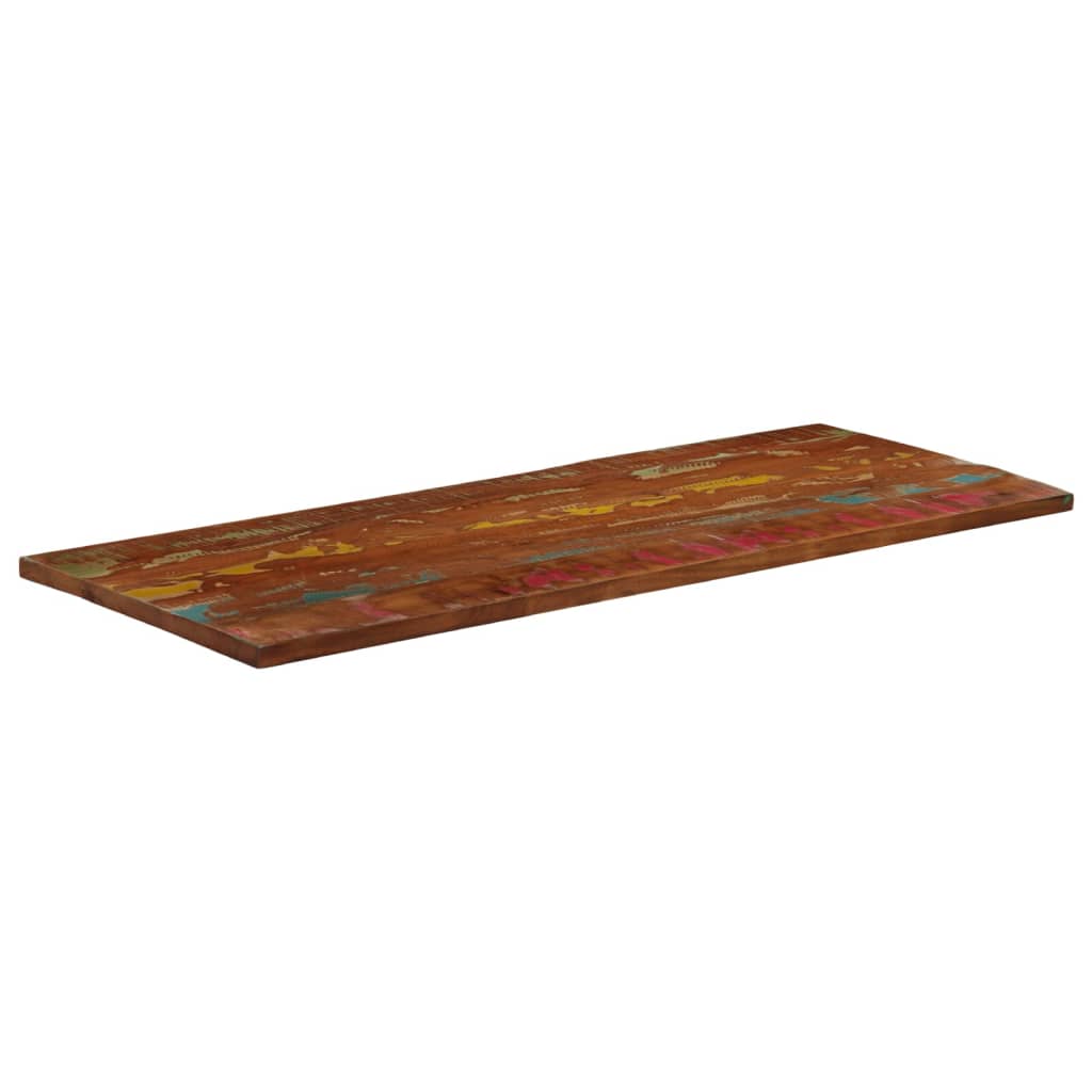 Table Top 140x50x2.5 cm Rectangular Solid Wood Reclaimed