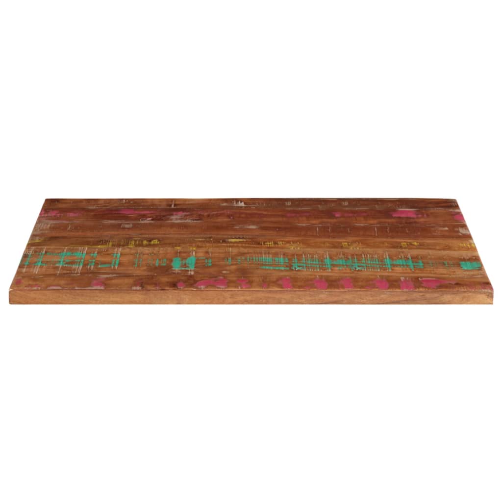 Table Top 100x60x1.5 cm Rectangular Solid Wood Reclaimed