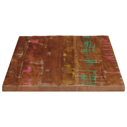 Table Top 80x70x1.5 cm Rectangular Solid Wood Reclaimed