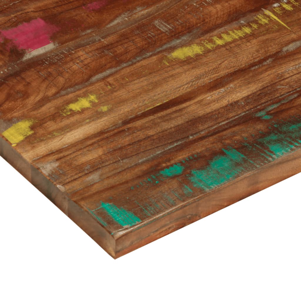 Table Top 80x70x1.5 cm Rectangular Solid Wood Reclaimed