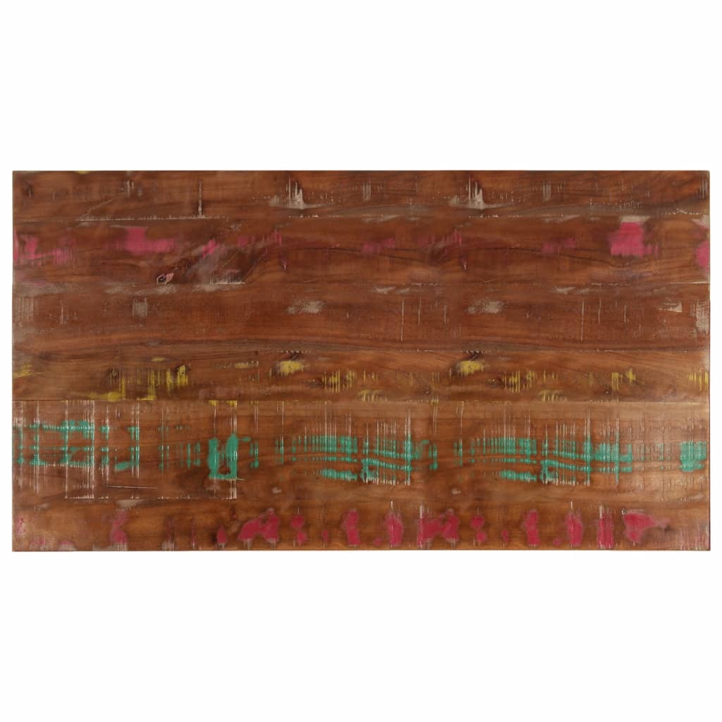 Table Top 120x70x2.5 cm Rectangular Solid Wood Reclaimed