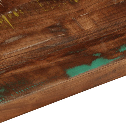 Table Top 80x80x2.5 cm Square Solid Wood Reclaimed