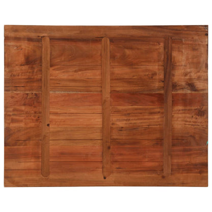 Table Top 90x80x2.5 cm Rectangular Solid Wood Reclaimed