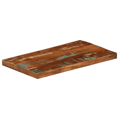 Table Top 50x30x3.8 cm Rectangular Solid Wood Reclaimed