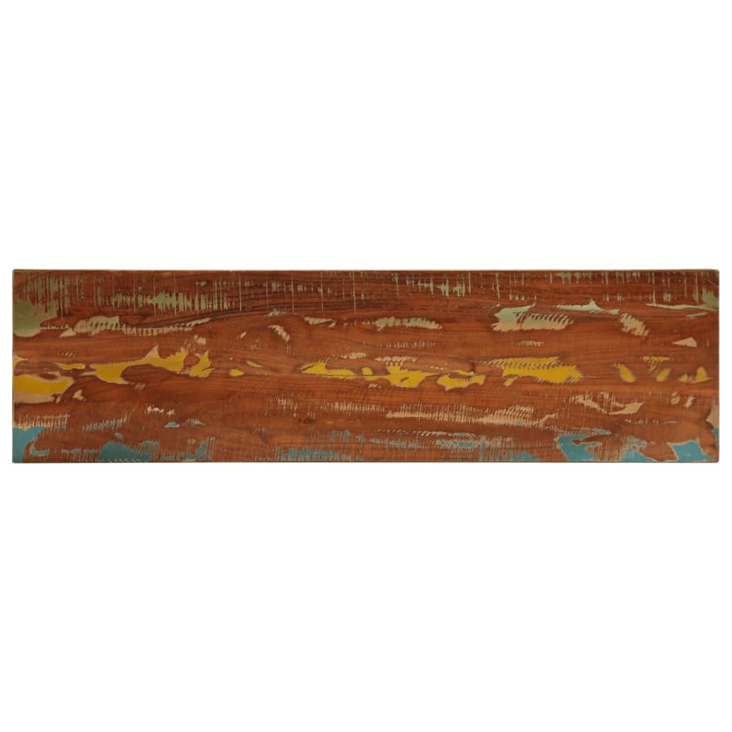 Table Top 100x40x3.8 cm Rectangular Solid Wood Reclaimed
